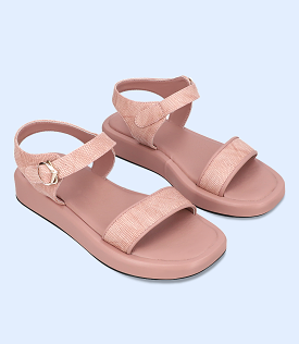 BW7348-TEA PINK - Women's Comfort Sandal