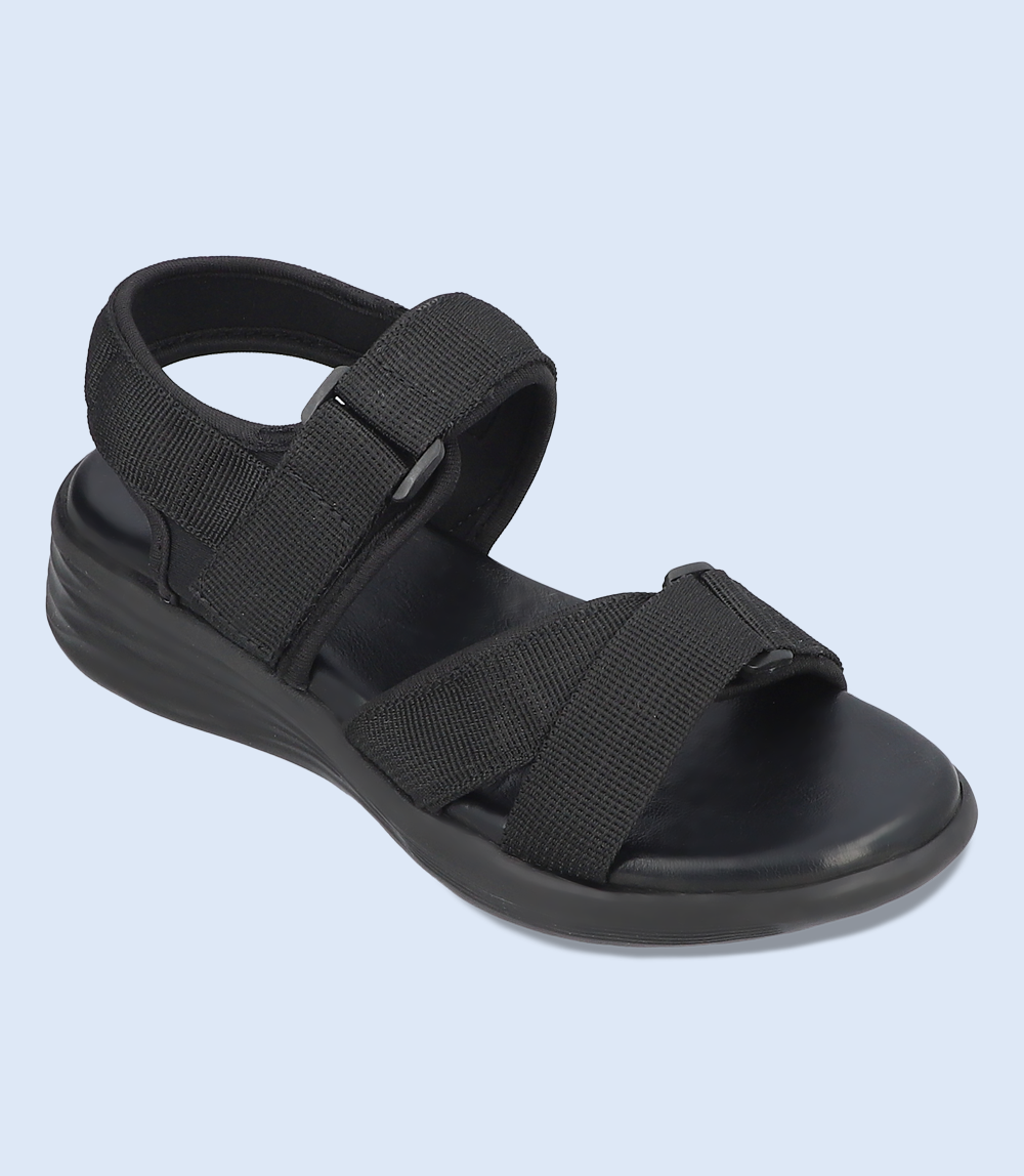 BW7661-BLACK-Women Sandal Comfort