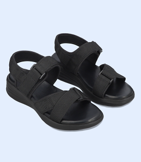 BW7661-BLACK-Women Sandal Comfort