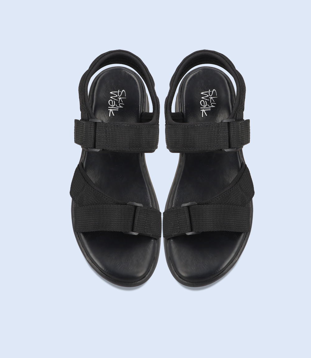 BW7661-BLACK-Women Sandal Comfort