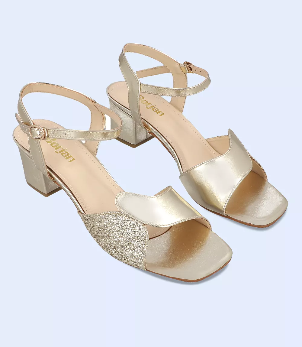 BW8127 Golden Women Formal Sandal Heels