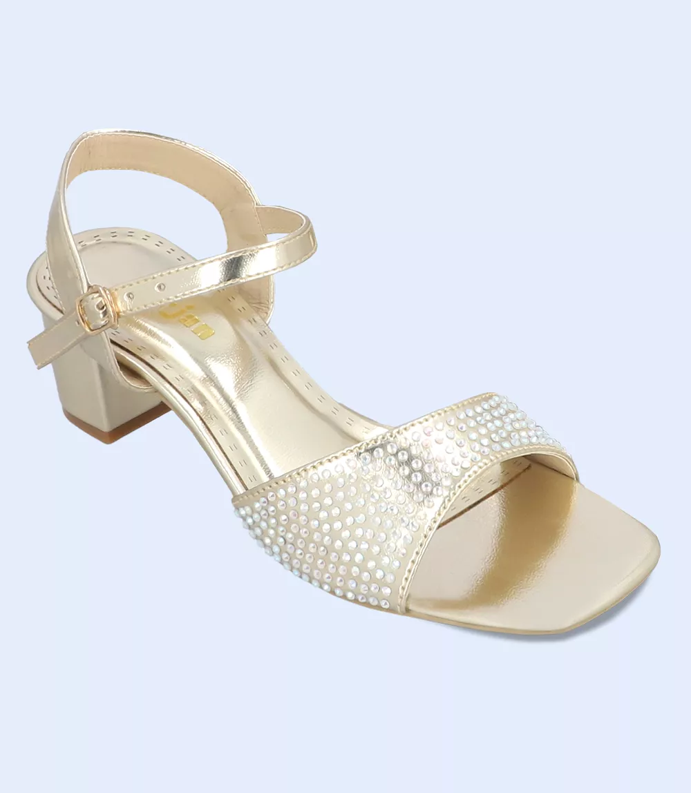 BW8730 Golden Women's Formal Sandal Heels