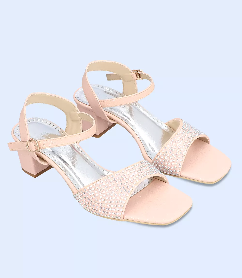 BW8730 Pink Women Formal Sandal Heels - Buy Online Now!