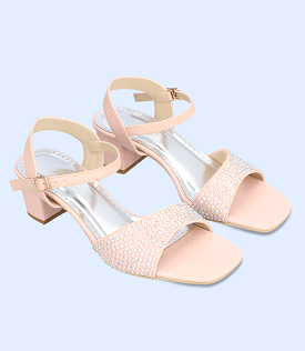 BW8730 Pink Women Formal Sandal Heels - Buy Online Now!