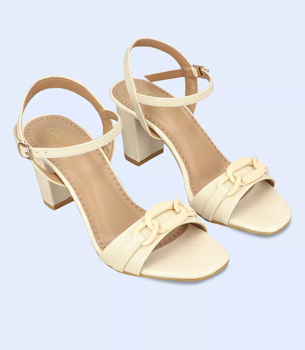 BW9536 FAWN Casual Sandal Heels for Women