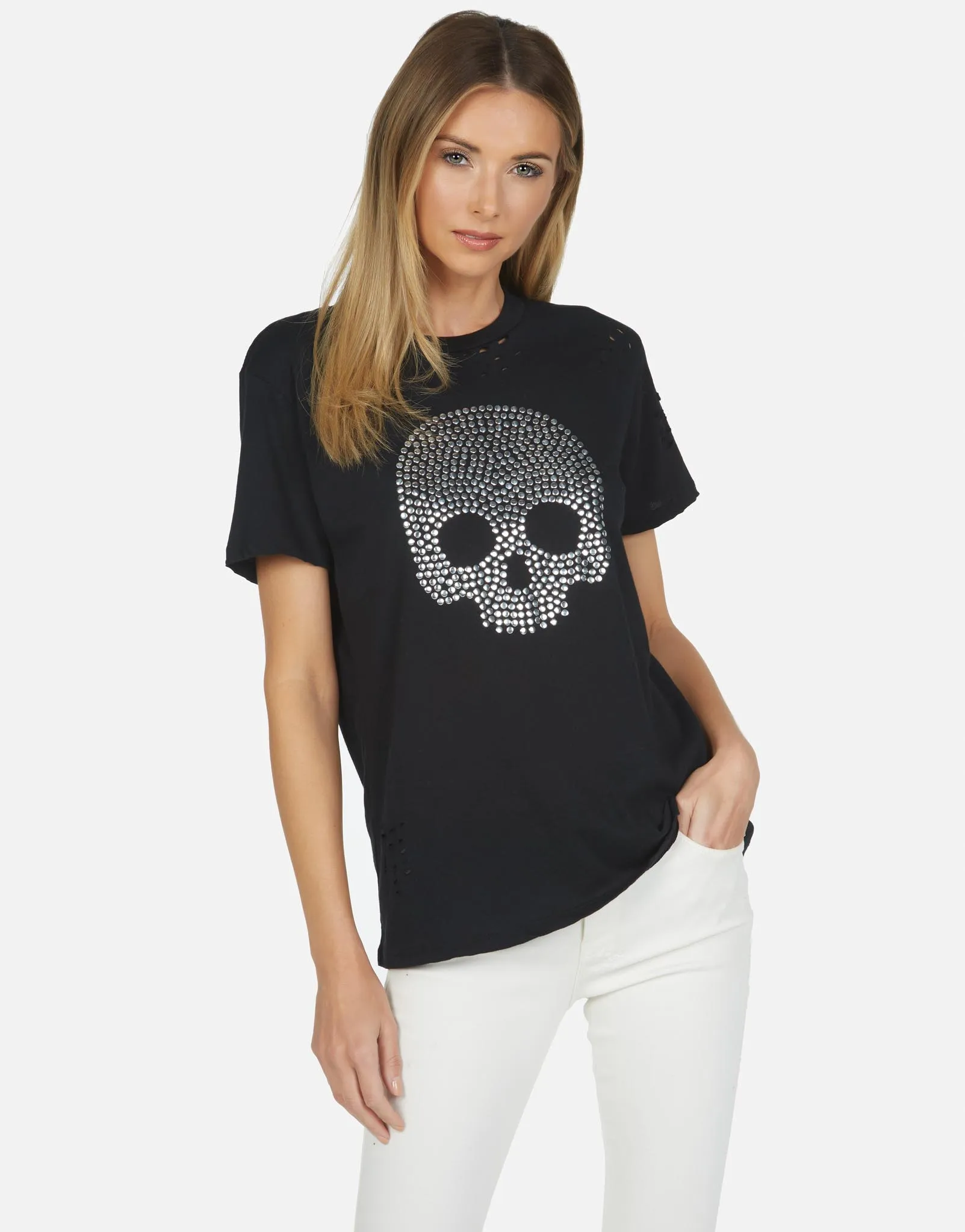 Skull Design Nailhead Decoration