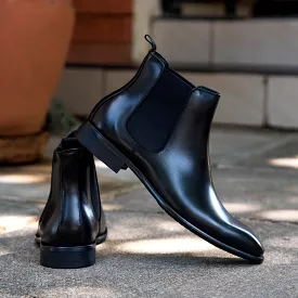 Cardiz Black Leather Chelsea Boots - Shop Now.