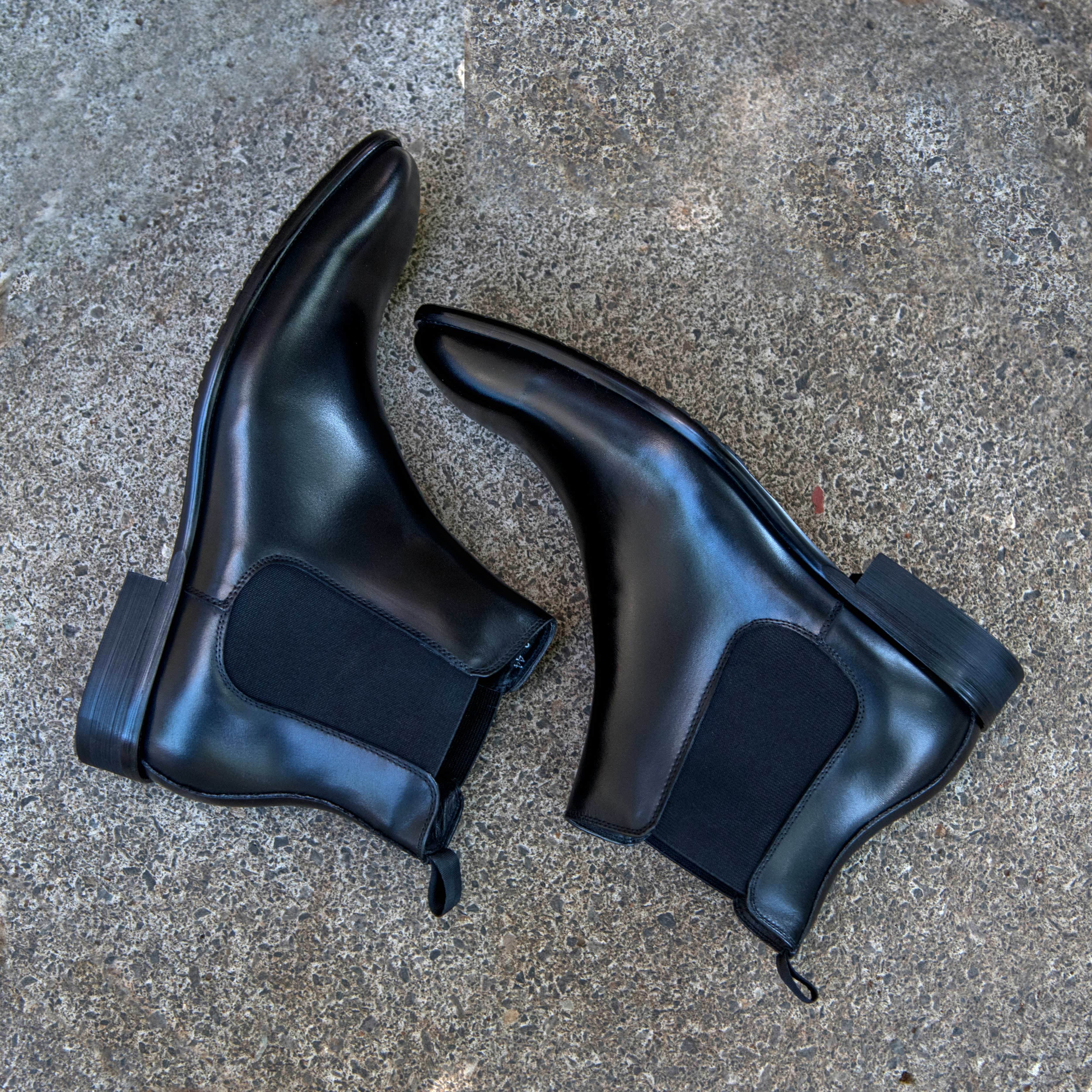 Cardiz Black Leather Chelsea Boots - Shop Now.