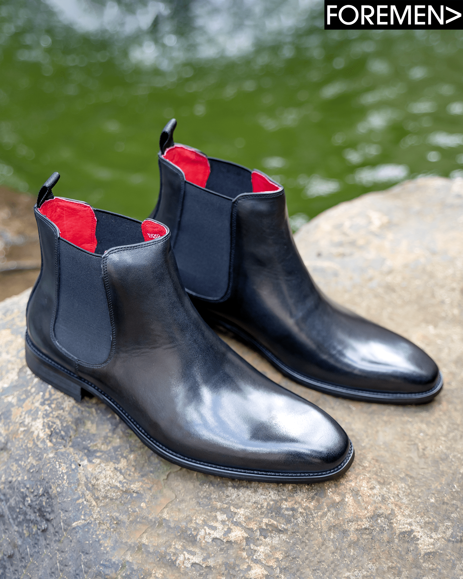 Cardiz Black Leather Chelsea Boots - Shop Now.