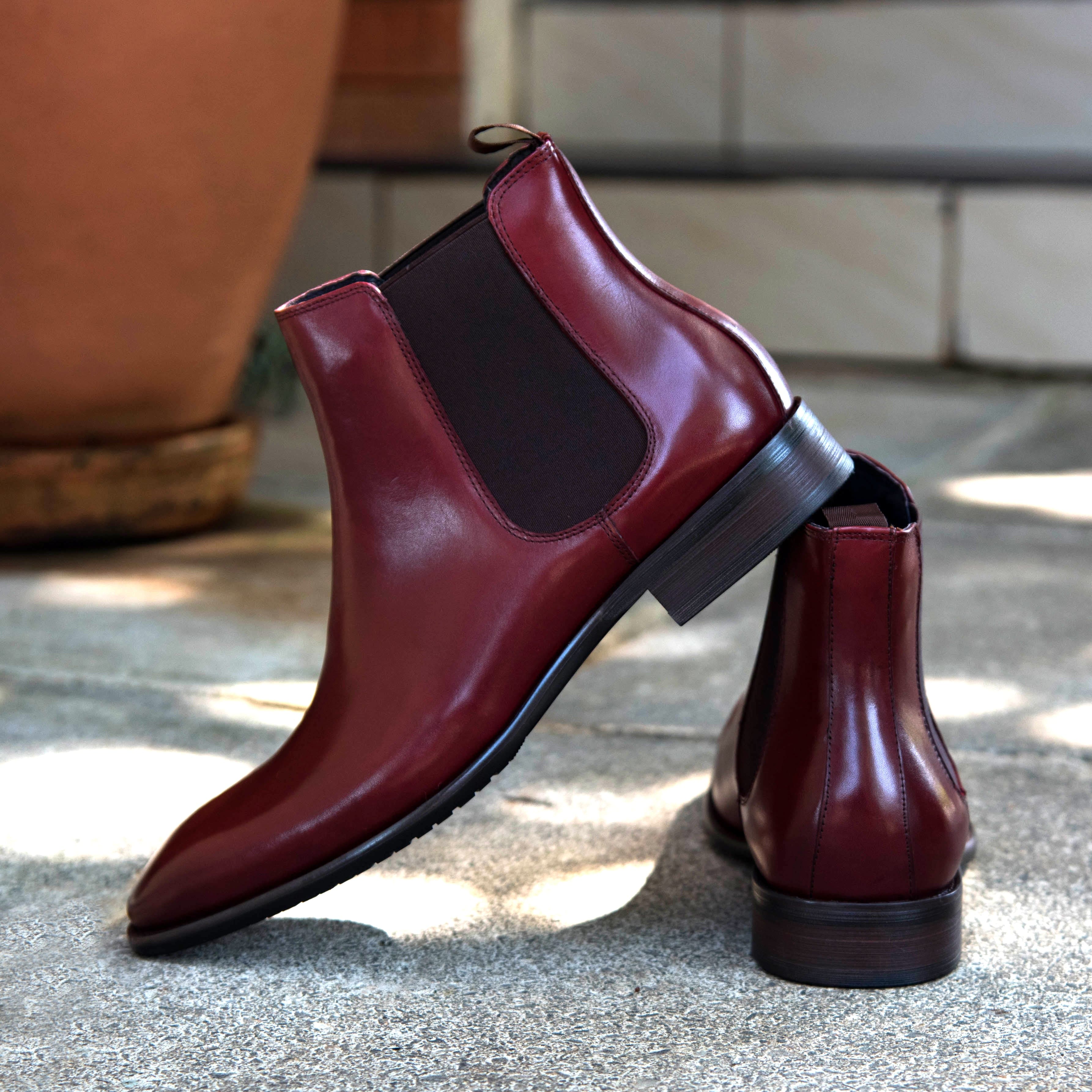 CARDIZ Ox Blood Chelsea Boots