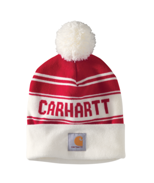 Carhartt Knit Pom-Pom Logo Beanie - Shop Now!