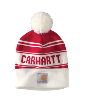 Carhartt Knit Pom-Pom Logo Beanie - Shop Now!