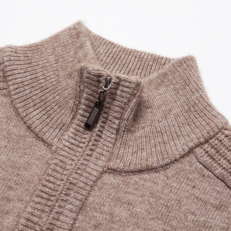 Cashmere Zipper-collar Sweater by Filippo Lippi