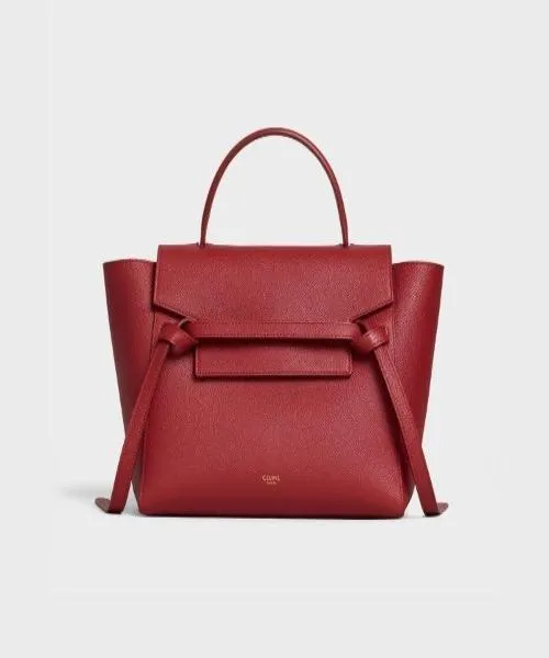 Celine Ruby Grained Calfskin Micro Belt Bag