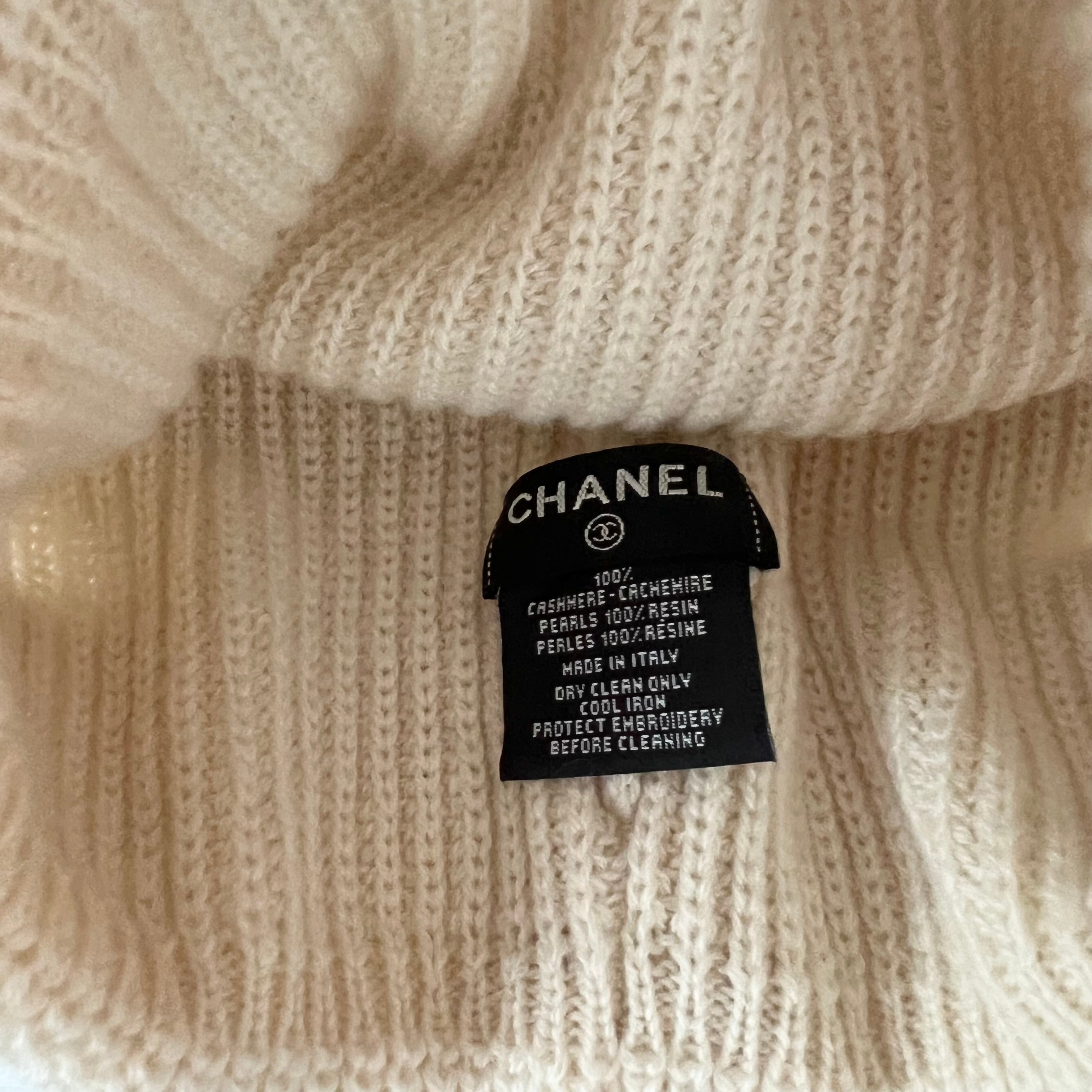 Chanel Pearls and Resin Beanie Hat - Top Result: Chanel Official Website.