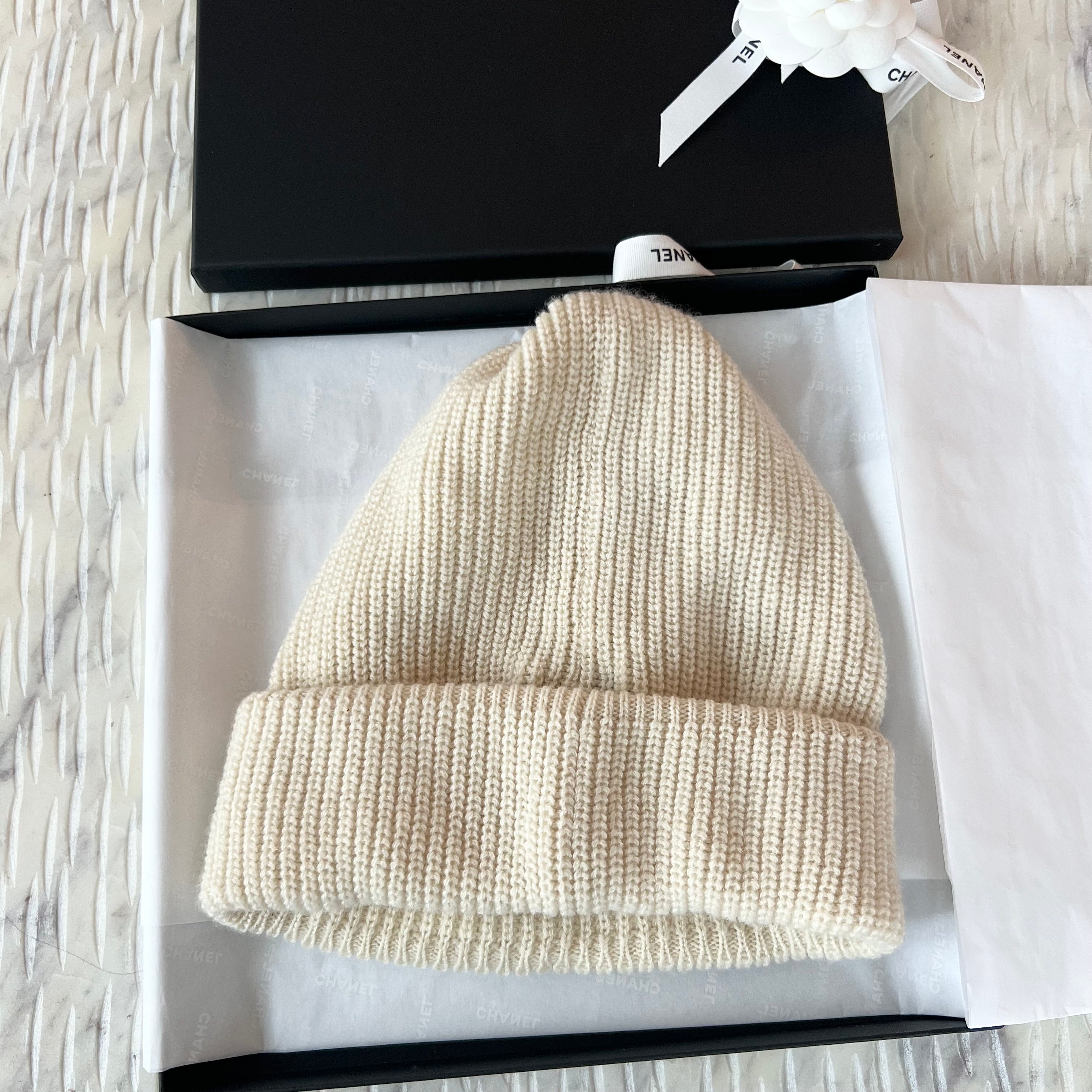 Chanel Pearls and Resin Beanie Hat - Top Result: Chanel Official Website.