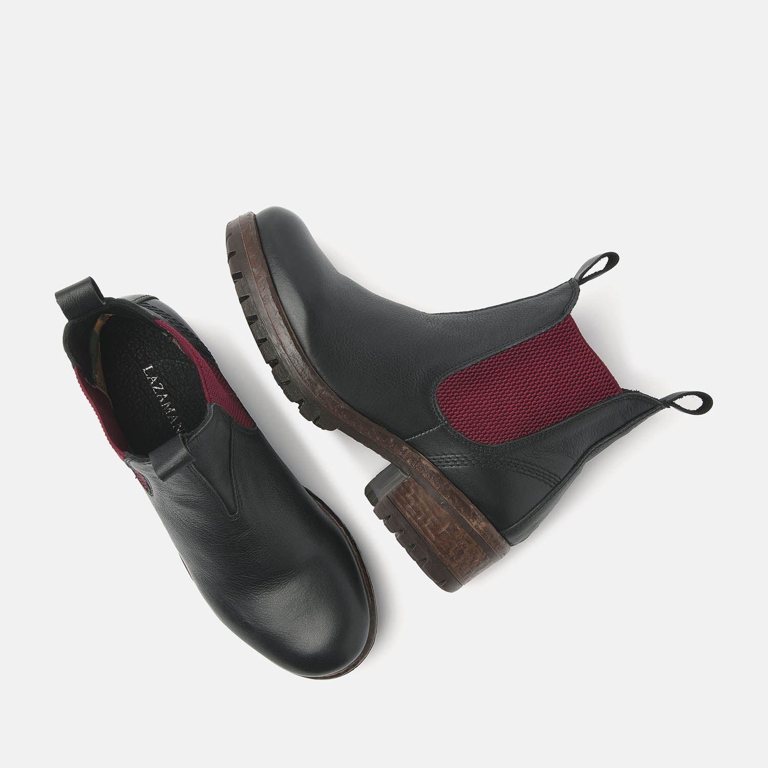 Chelsea Boots Black-Red