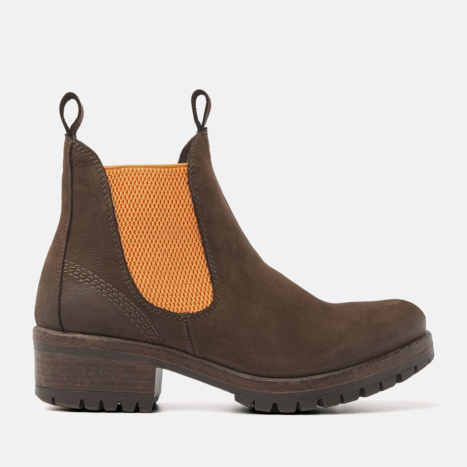 Chelsea Boots Brown-Orange - 68.002 Dames