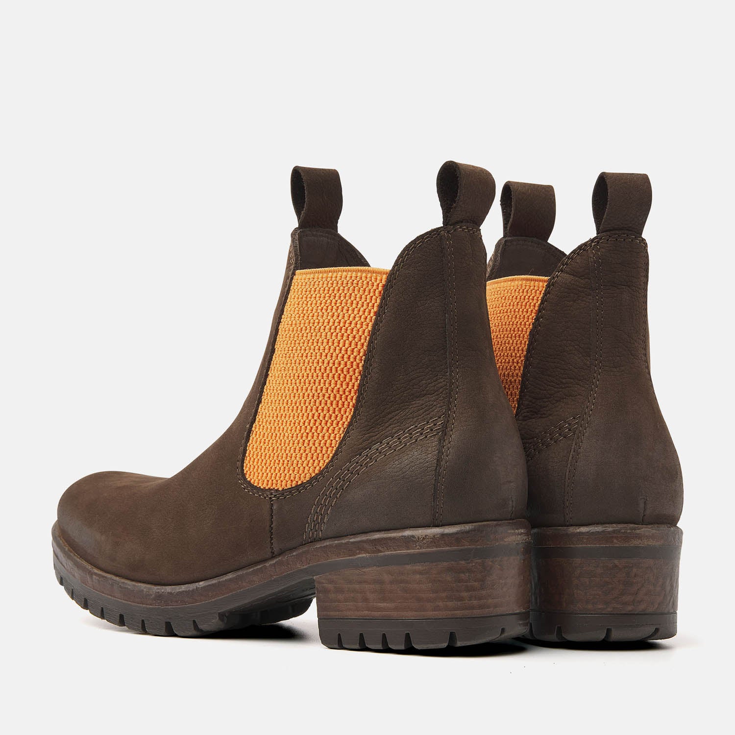 Chelsea Boots Brown-Orange - 68.002 Dames