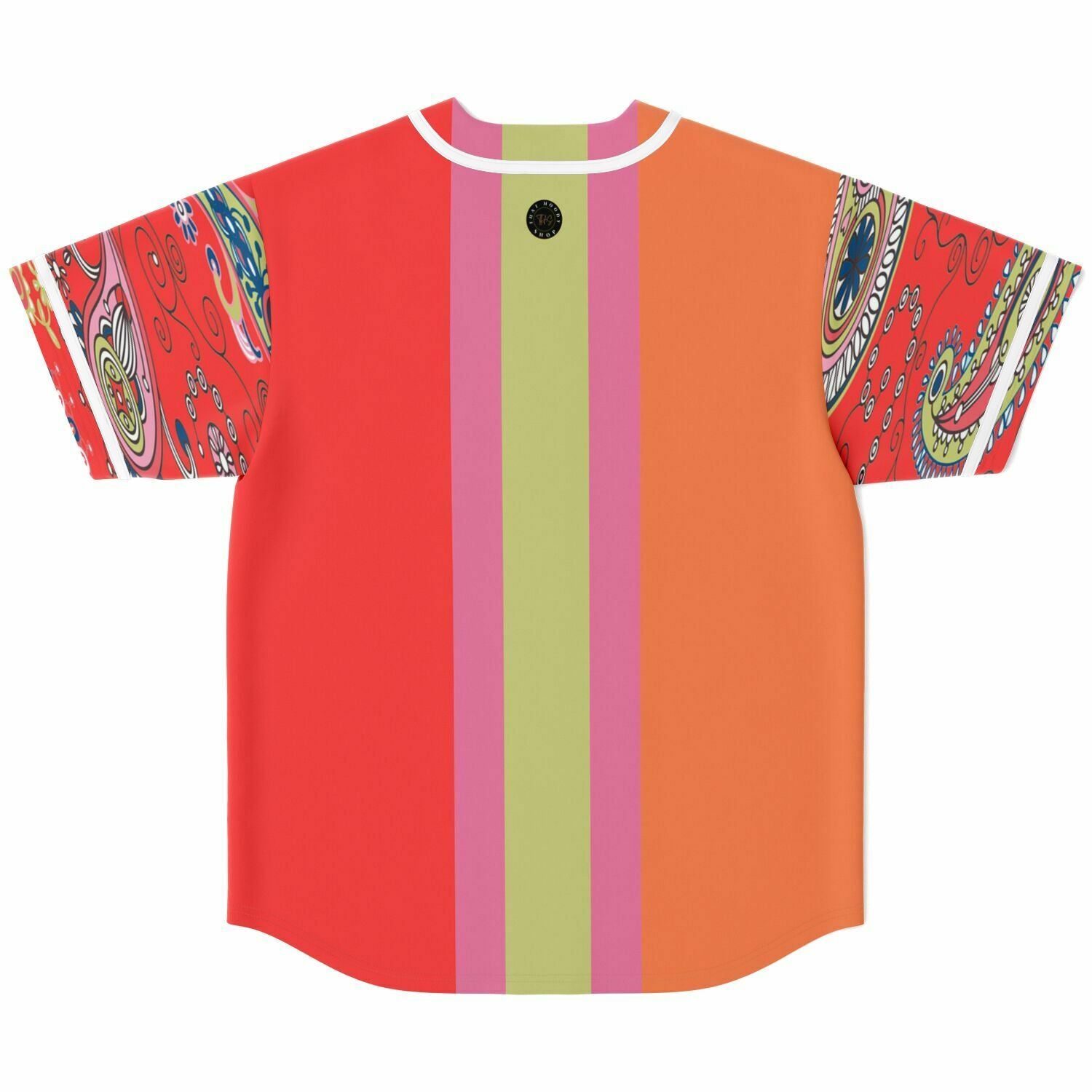 Chili Pepper Colorblock Button Front Jersey