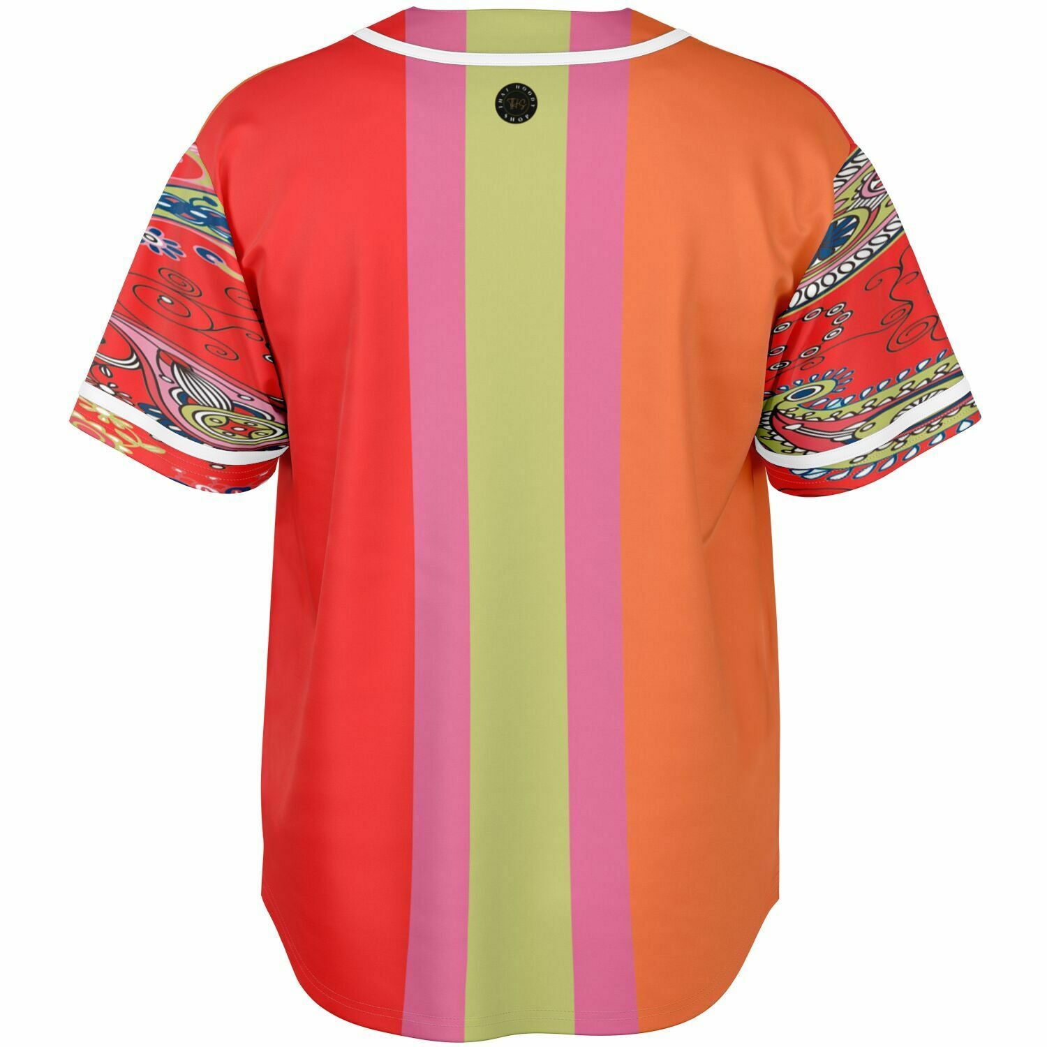 Chili Pepper Colorblock Button Front Jersey