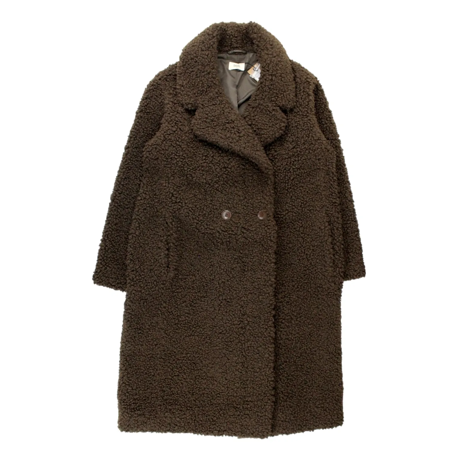 Chocolate Oversized Teddy Coat by Hush