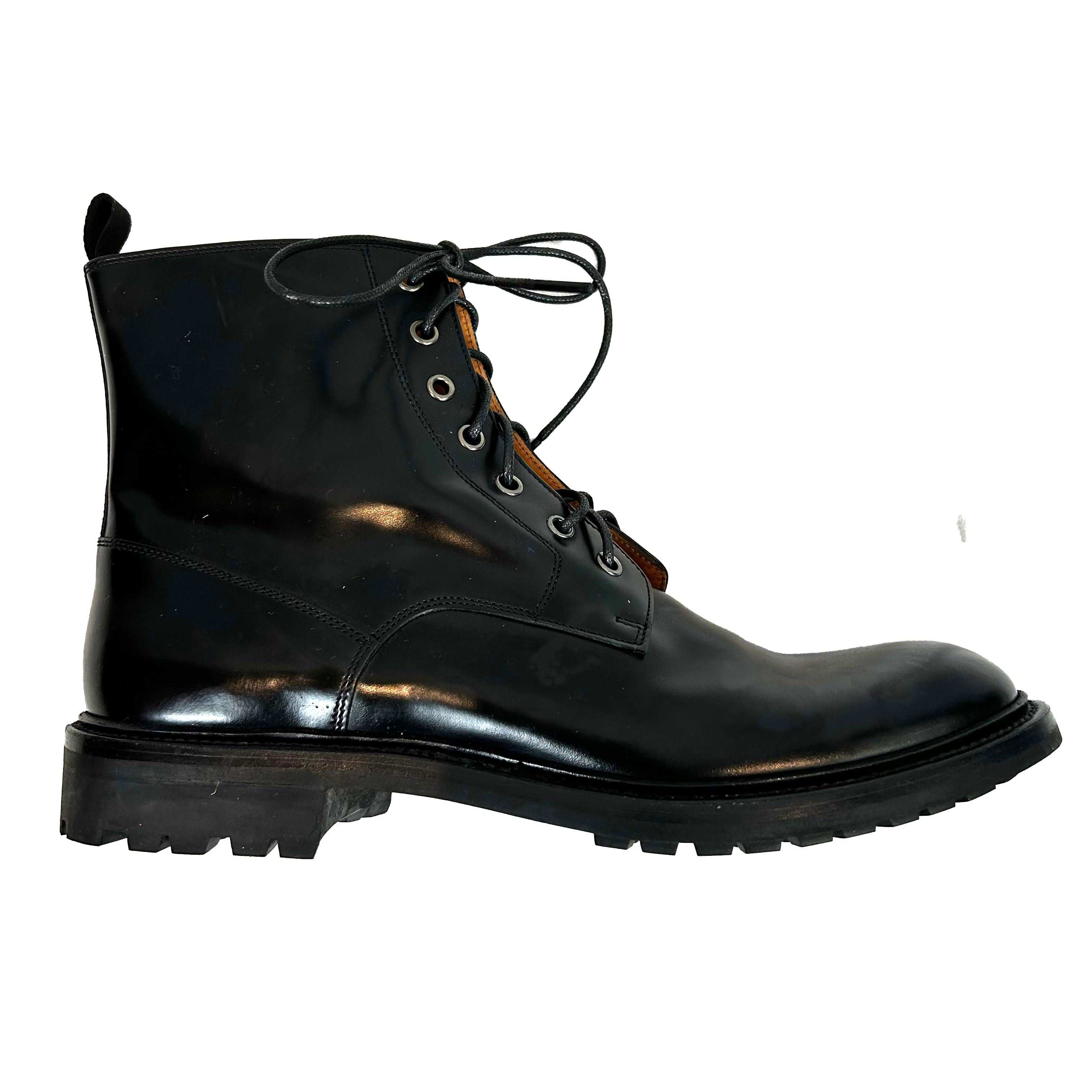 Church's Black Leather Nanalah Work Boots 42 | Shop Now