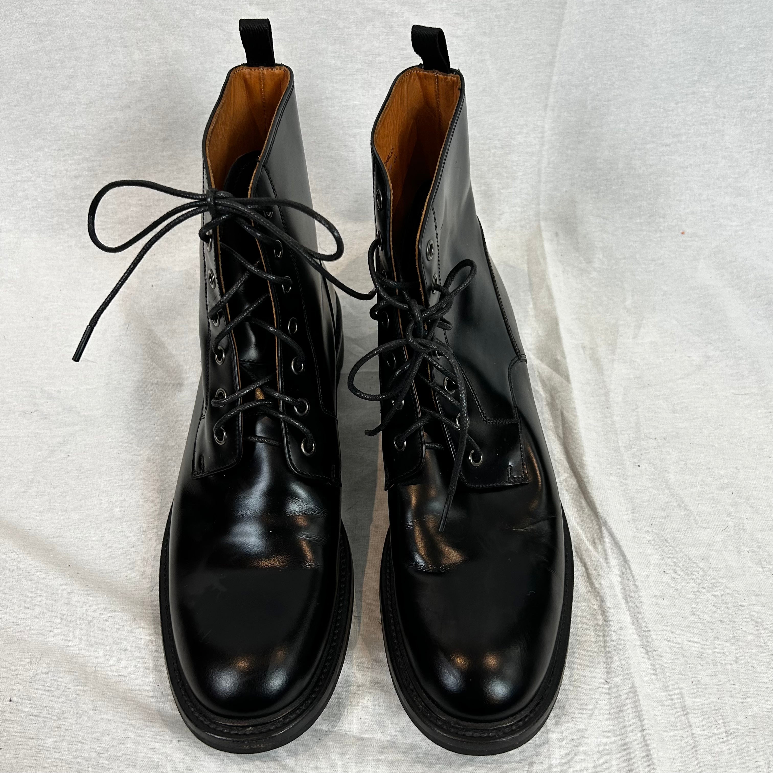 Church's Black Leather Nanalah Work Boots 42 | Shop Now