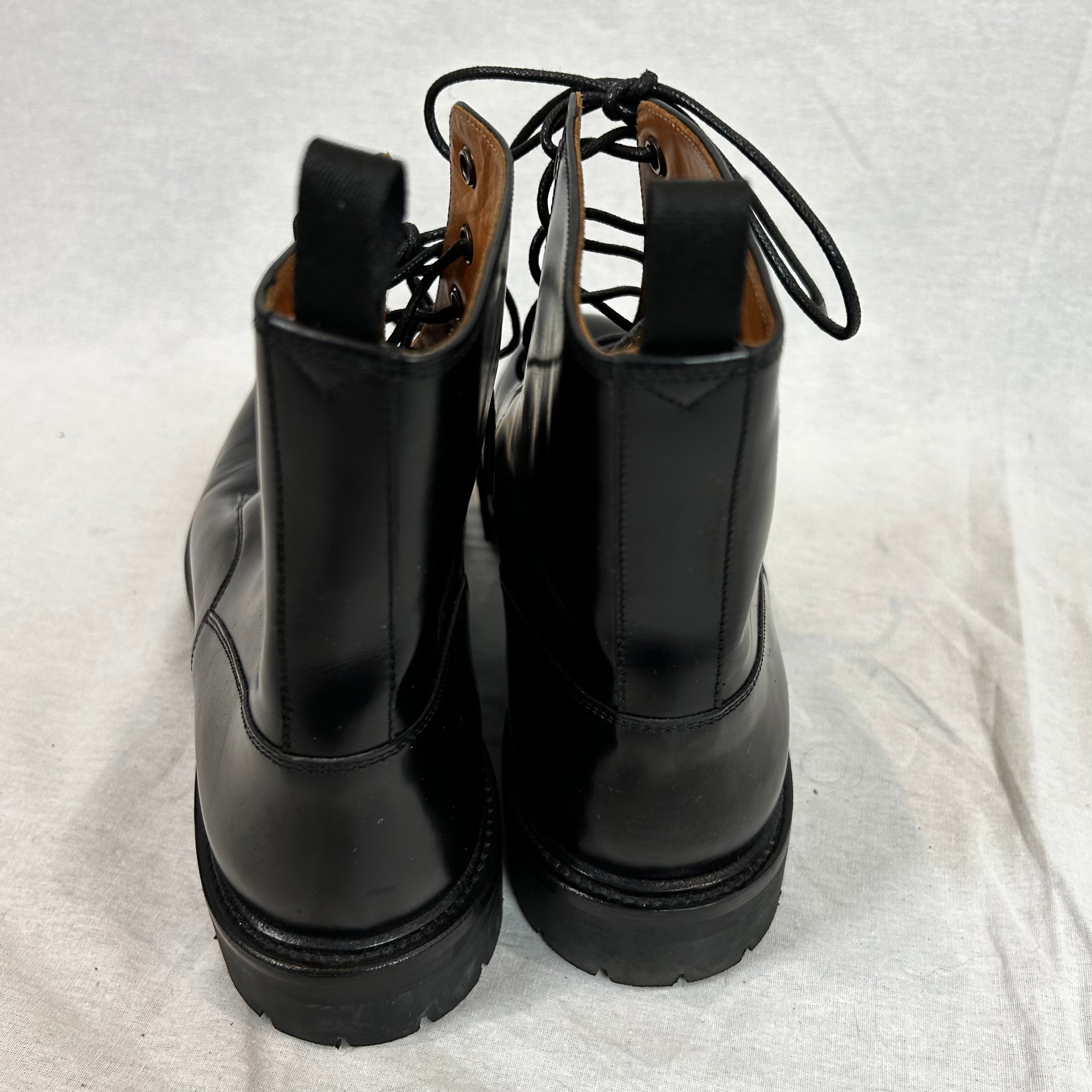 Church's Black Leather Nanalah Work Boots 42 | Shop Now