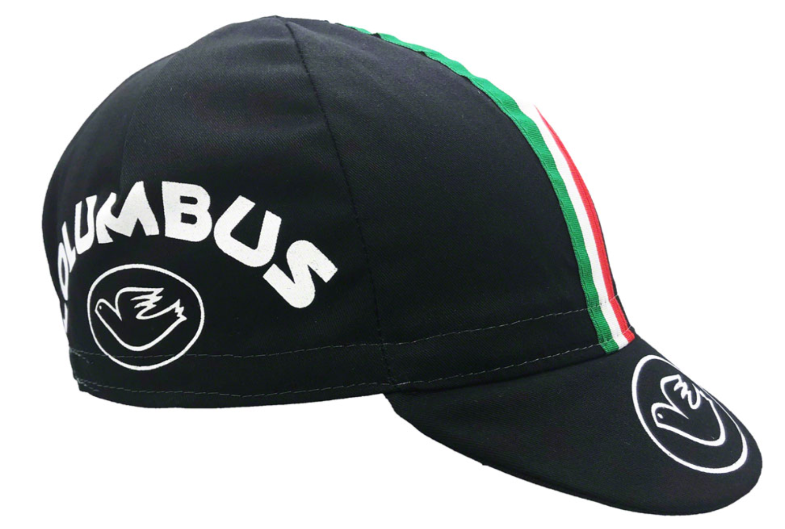 Cinelli Columbus Classic Logo Cycling Cap - Black, Made in Italy