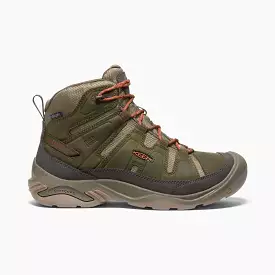 Circadia Mid Waterproof Men's Boots - Dark Olive/Potters Clay