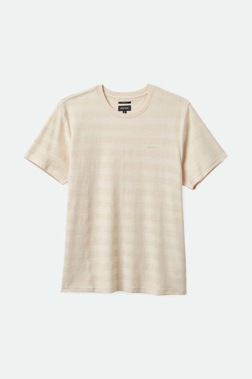 City Jacquard Stripe Short Sleeve Tee Whitecap