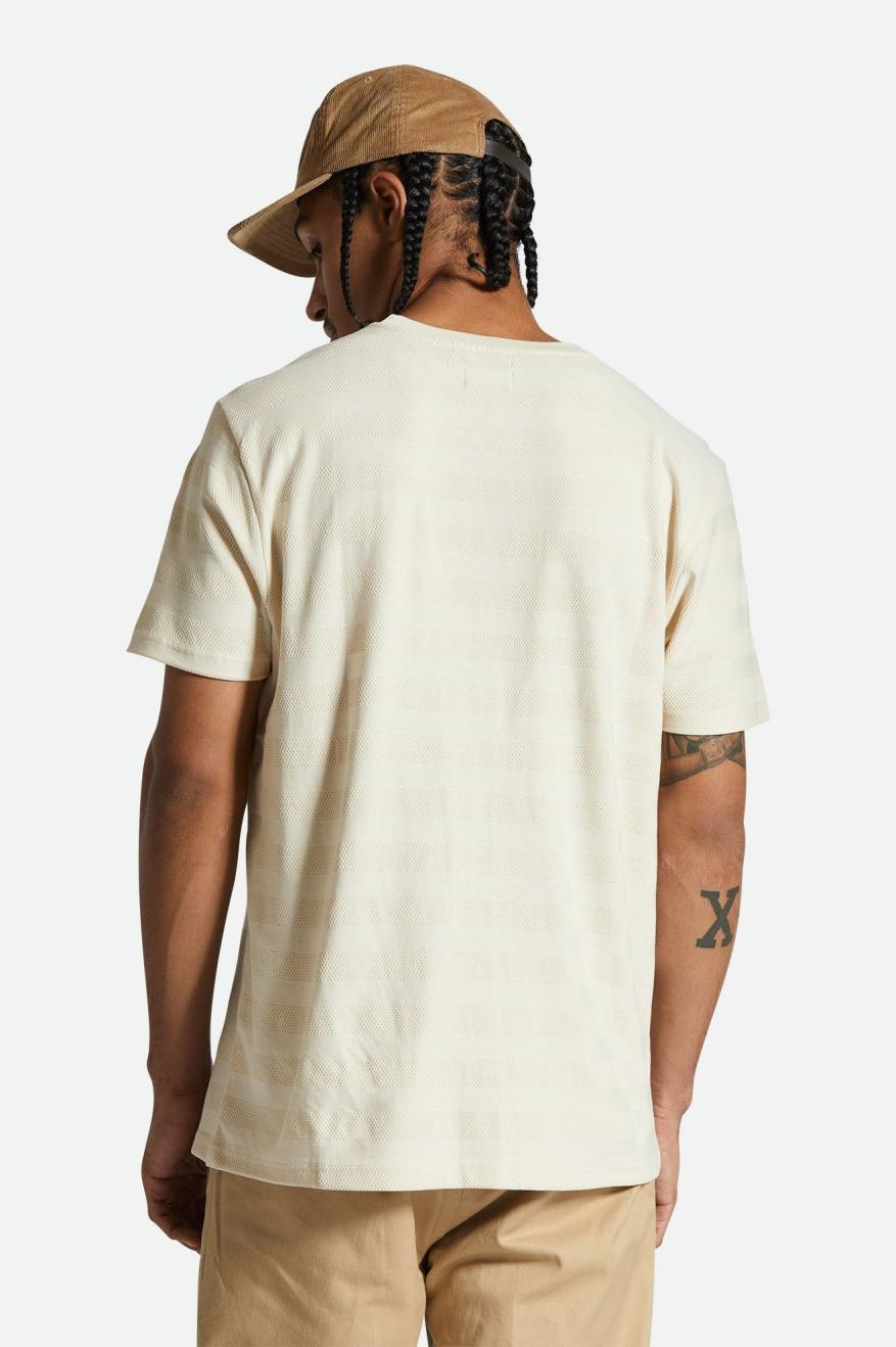 City Jacquard Stripe Short Sleeve Tee Whitecap