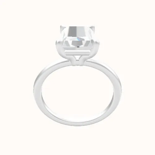 Classic Solitaire Engagement Ring - Standard Four Prong Head