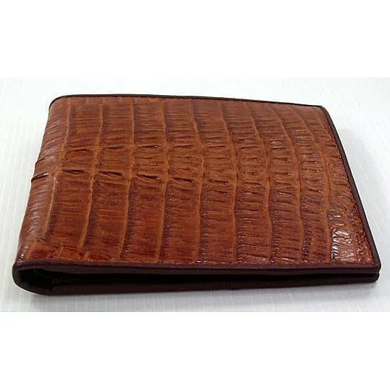 Cognac Tail Crocodile Wallets