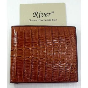 Cognac Tail Crocodile Wallets