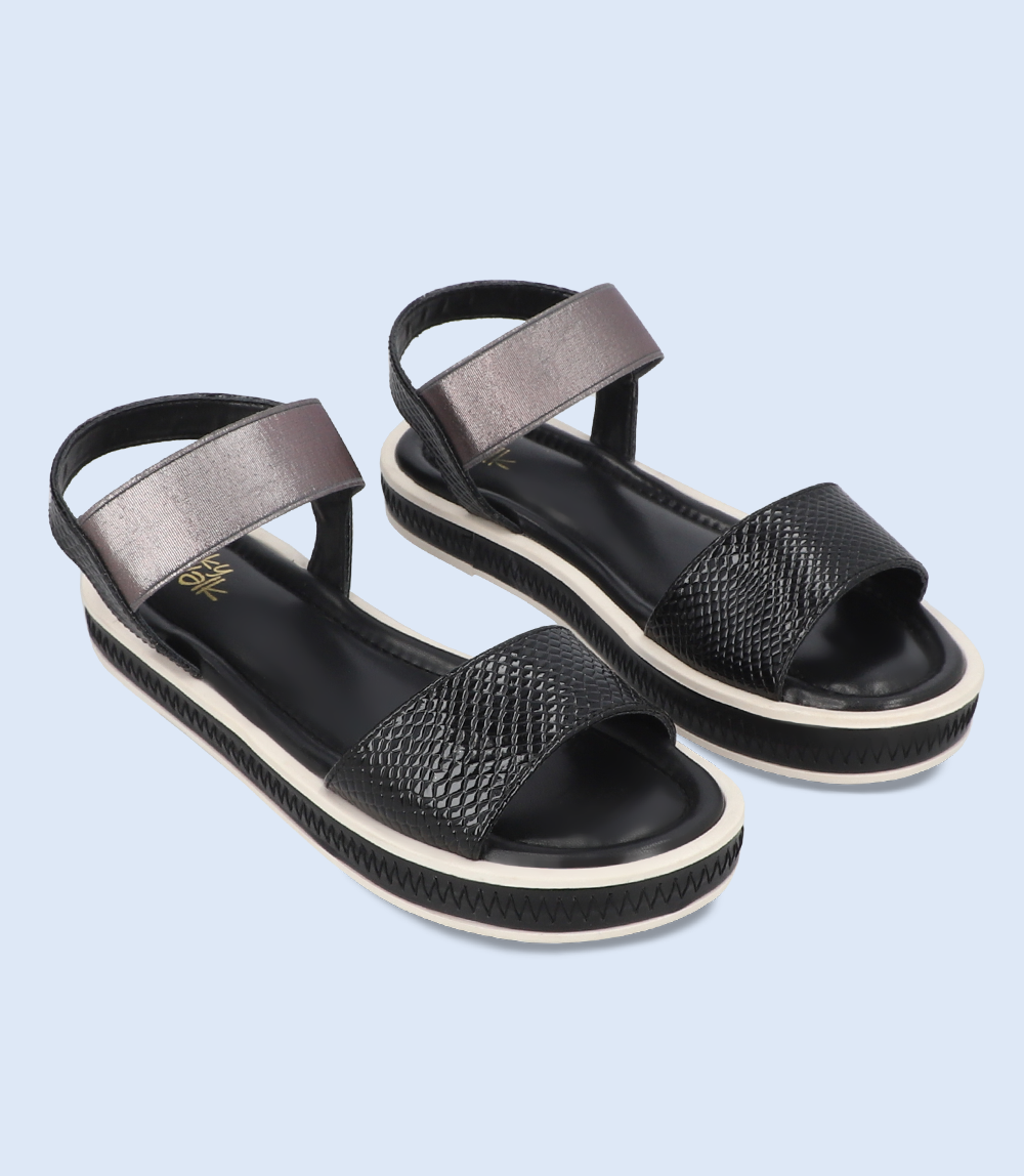 Comfort Sandal for Women - Black (BW9747)