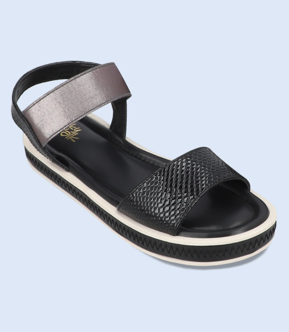 Comfort Sandal for Women - Black (BW9747)