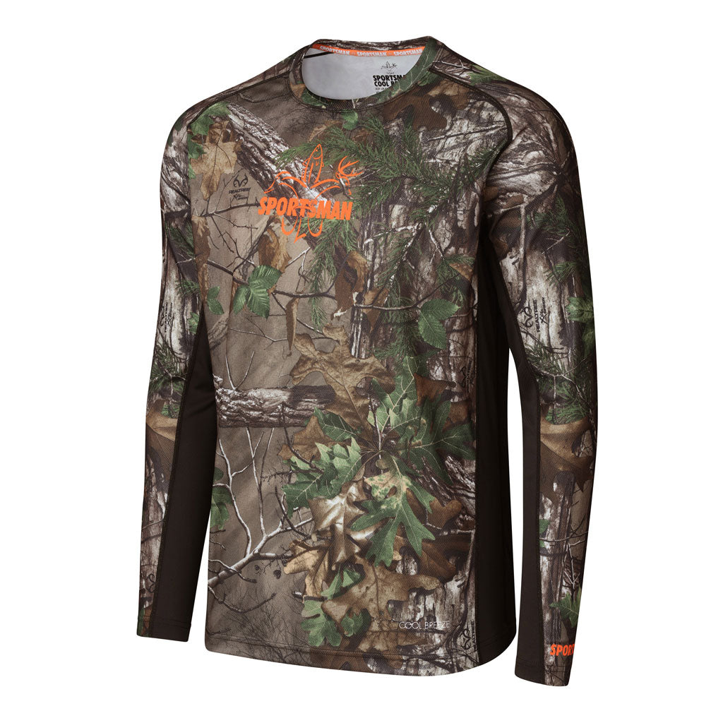 Cool Breeze Pro: Breathable Camo Long Sleeve Fishing Shirt - Fishing Shirt. Long Sleeve Fishing Shirt. Camo Fishing Shirt. Breat