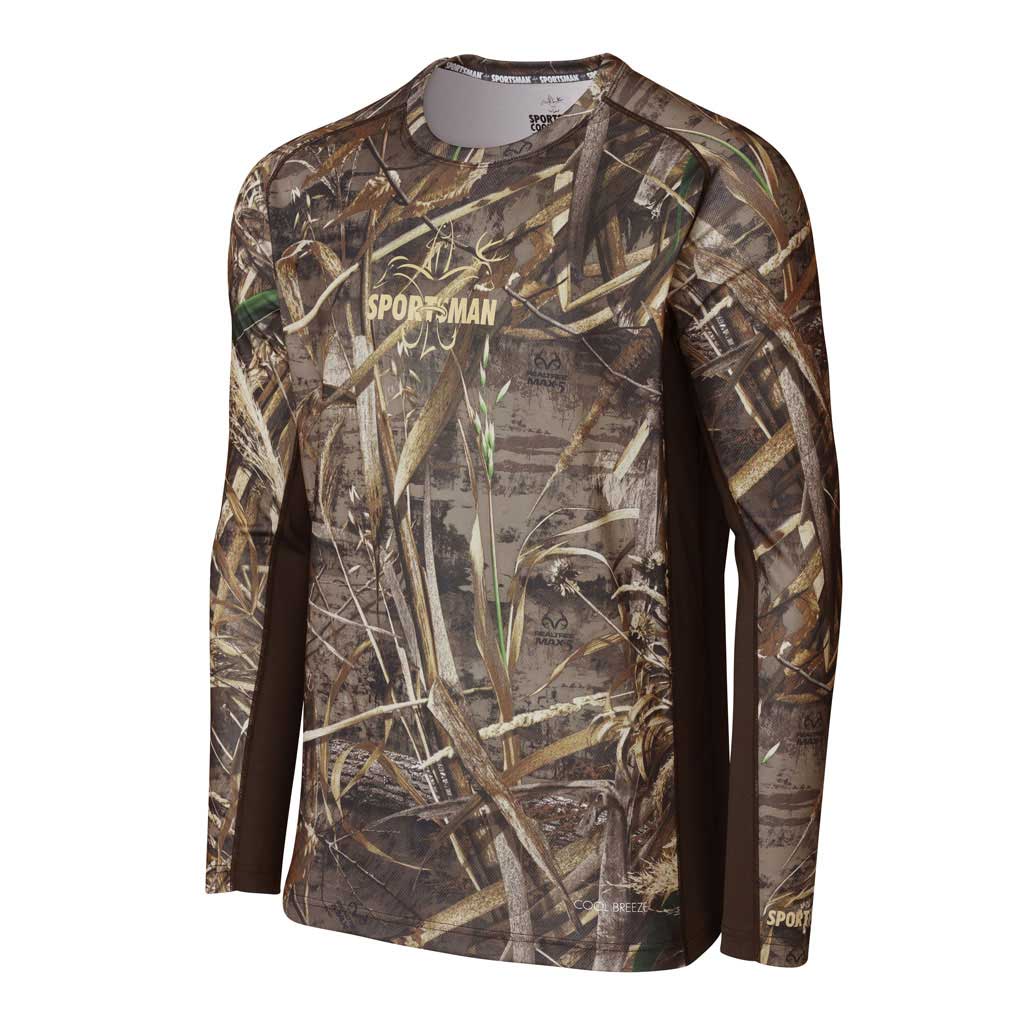 Cool Breeze Pro: Breathable Camo Long Sleeve Fishing Shirt - Fishing Shirt. Long Sleeve Fishing Shirt. Camo Fishing Shirt. Breat