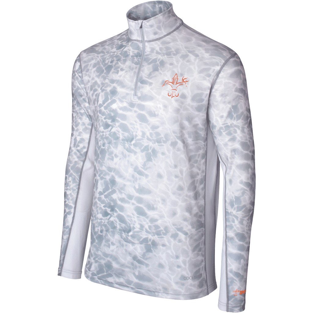 Cool Breeze Quarter Zip Fishing Shirt: Moisture-wicking Breathable Long Sleeve