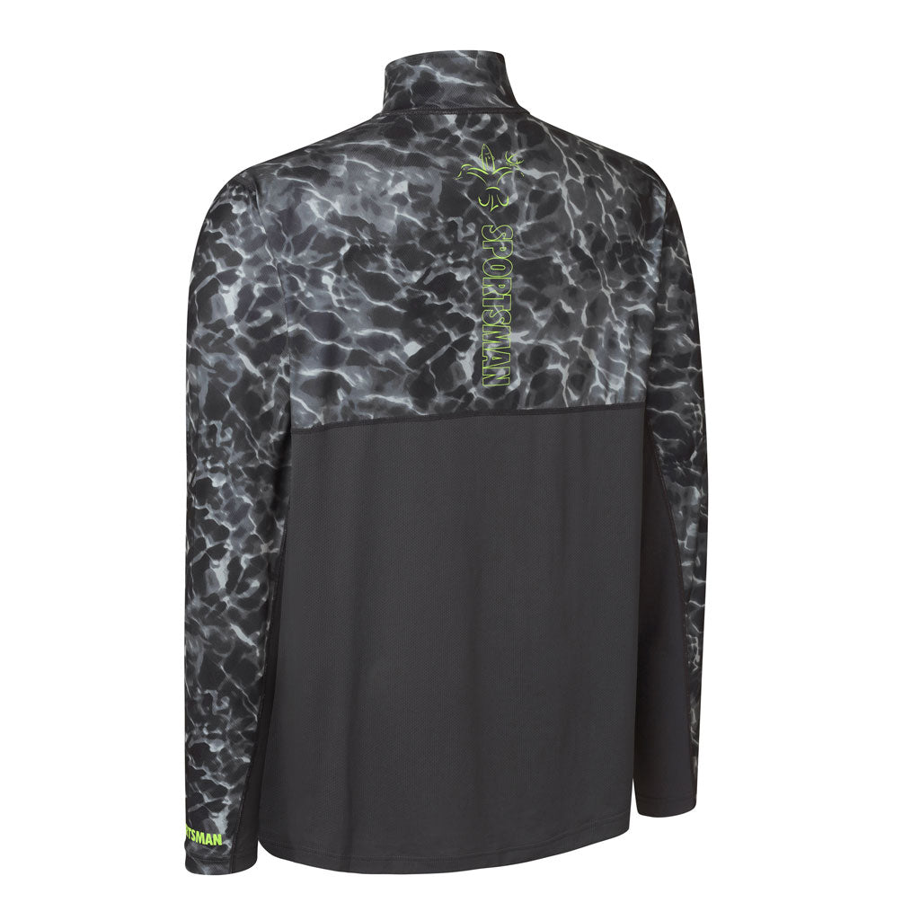 Cool Breeze Quarter Zip Fishing Shirt: Moisture-wicking Breathable Long Sleeve