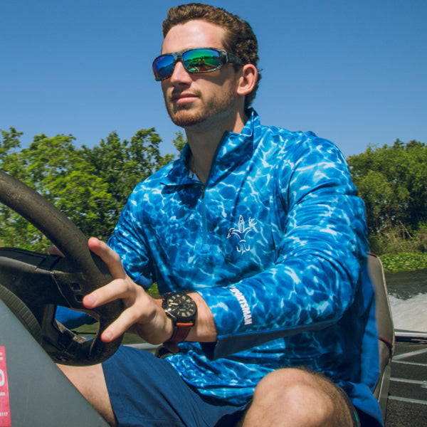 Cool Breeze Quarter Zip Fishing Shirt: Moisture-wicking Breathable Long Sleeve