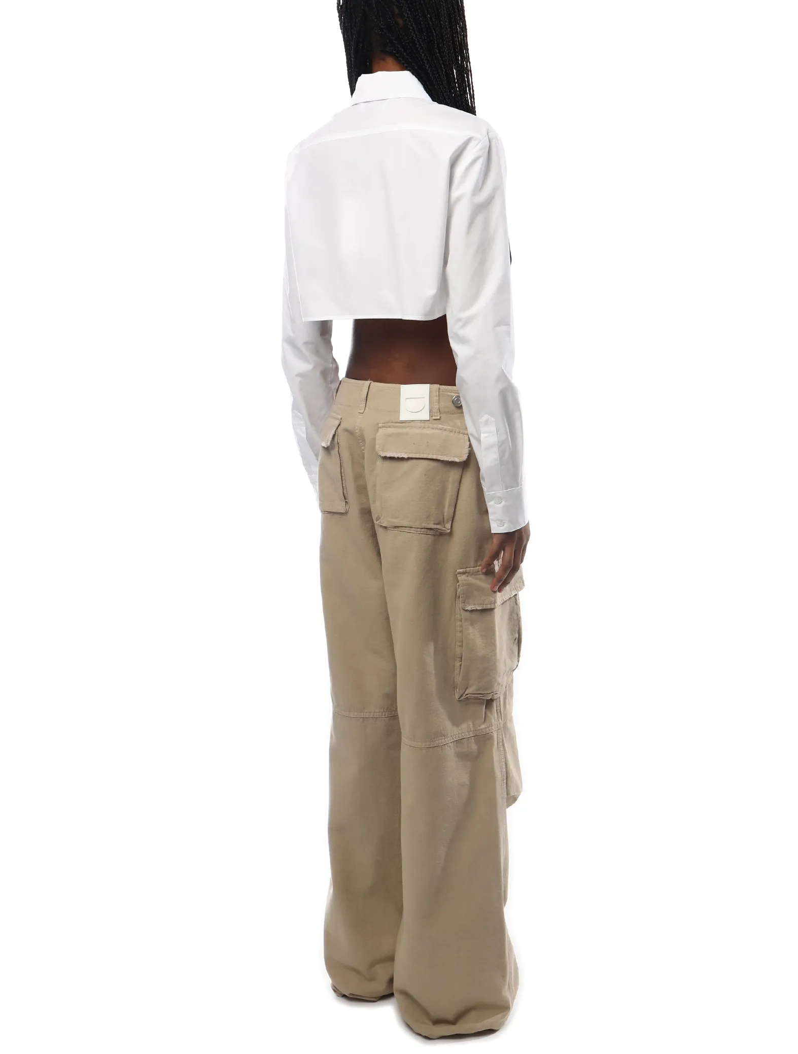 White Shirt from Coperni - Cropped Style