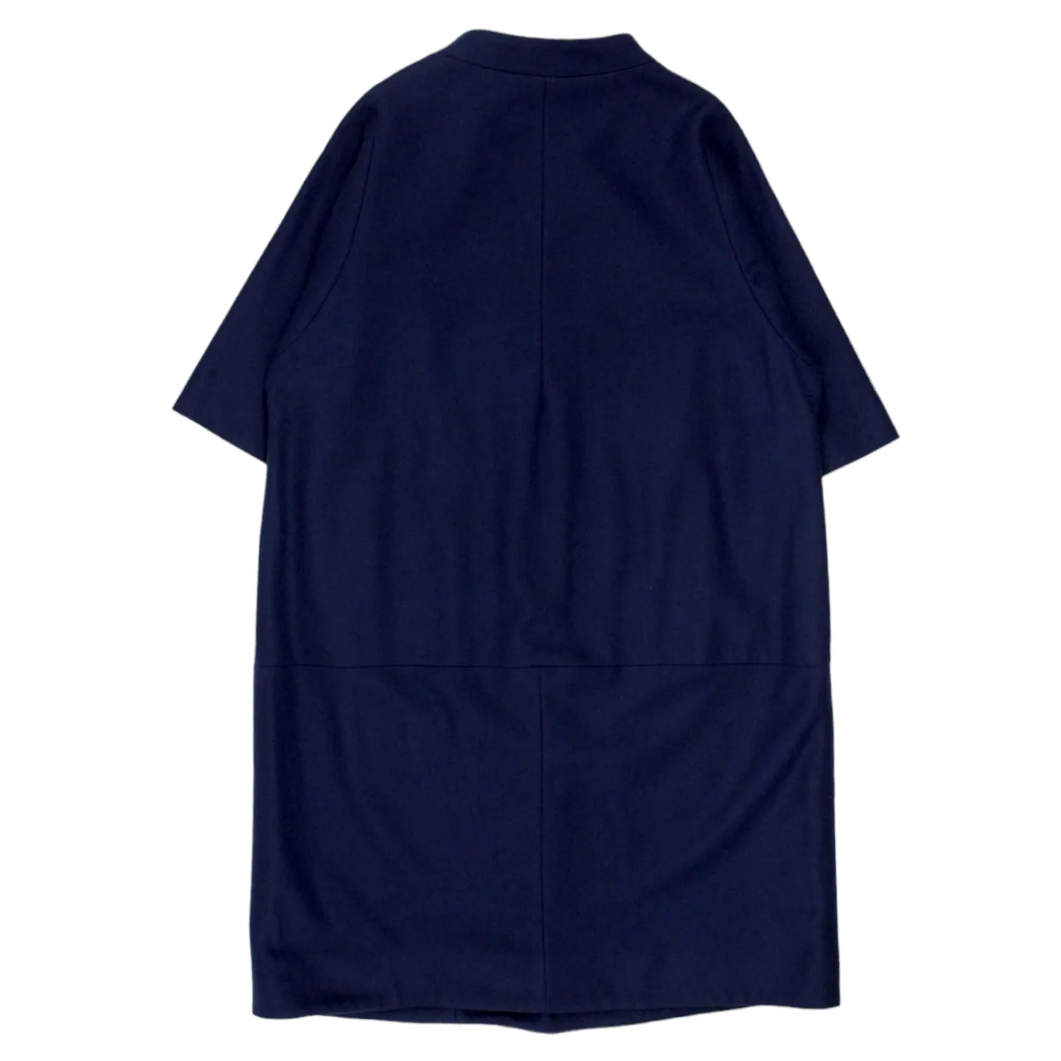 COS Navy Short Sleeved Coat Affordable Price