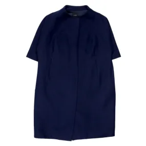 COS Navy Short Sleeved Coat Affordable Price