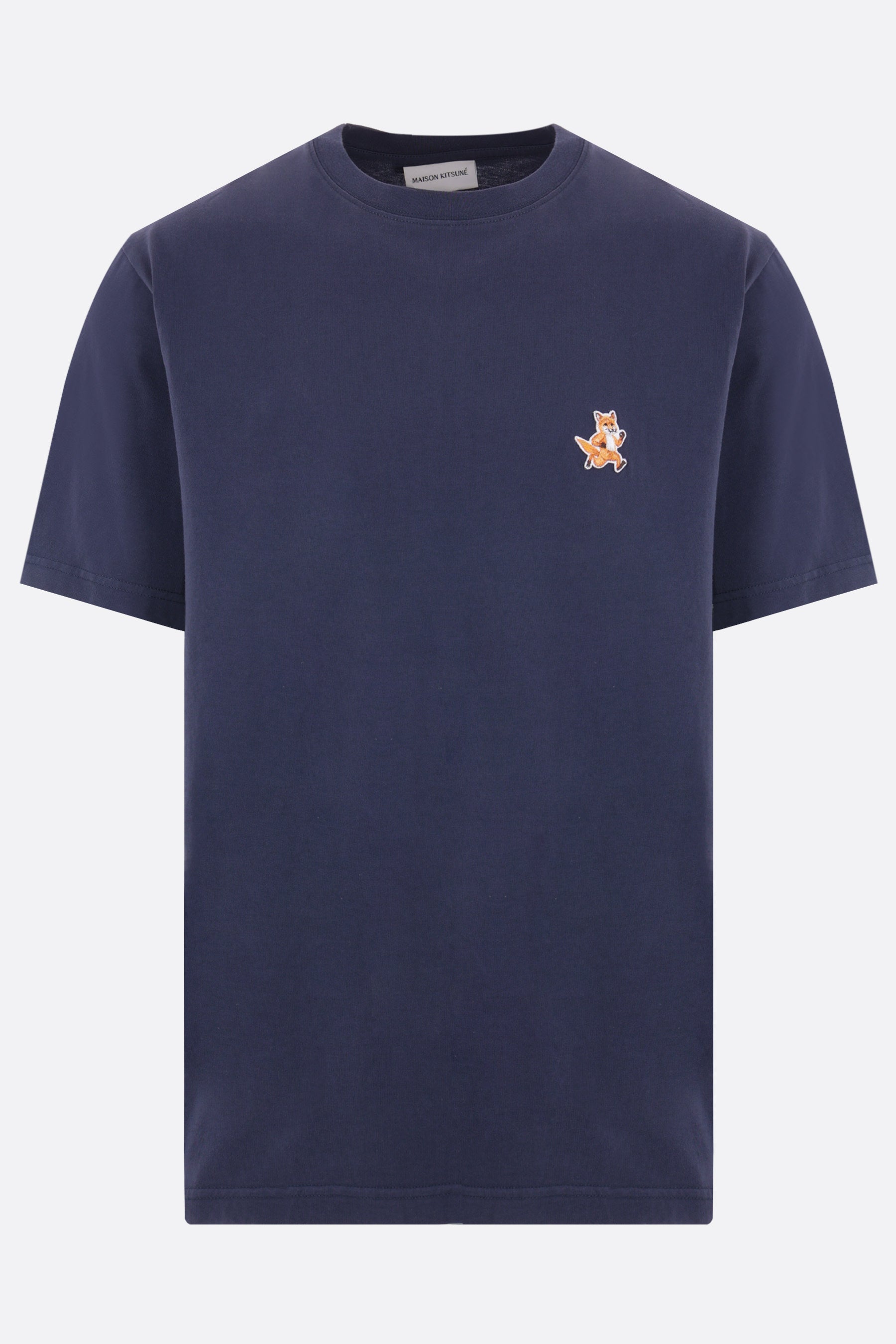 Cotton t-shirt featuring Speedy Fox logo patch