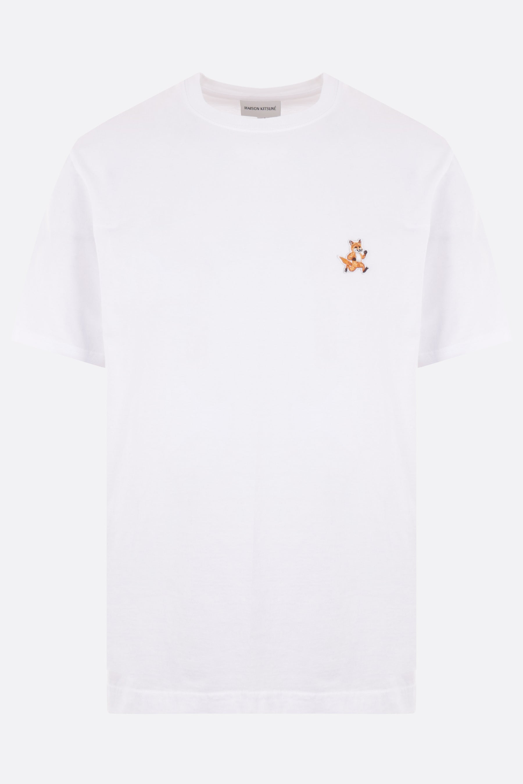 cotton t-shirt featuring Speedy Fox logo patch