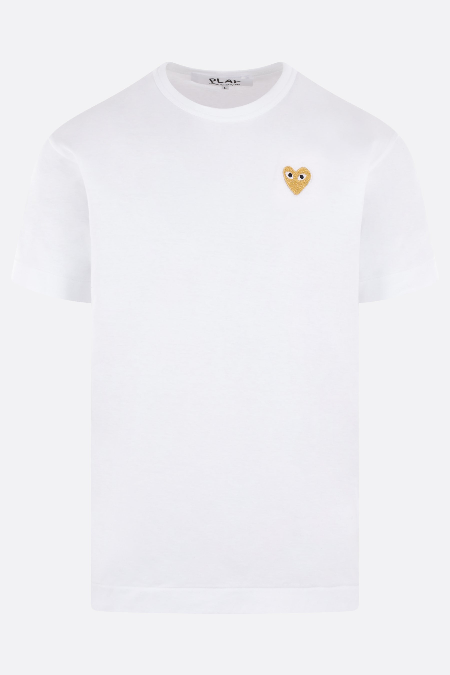 cotton t-shirt with metallic Heart design