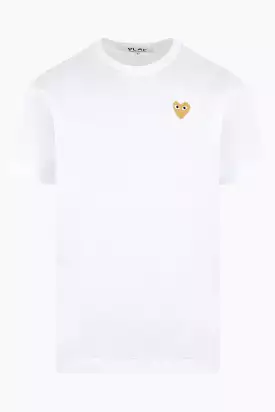 cotton t-shirt with metallic Heart design